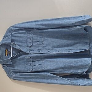 Vintage Ralph Lauren Classic Blue Button Down Shirt